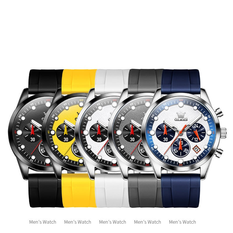 Montre Quartz multifonctionnelle pour homme