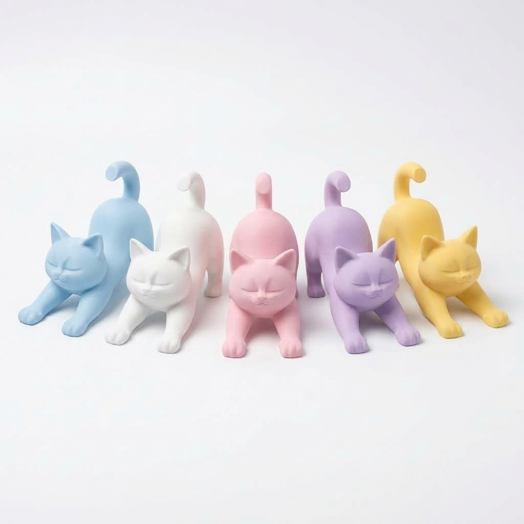 Support de téléphone en forme de chat mignon