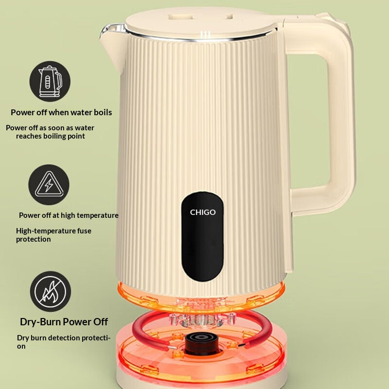 Stainless steel thermal water kettle