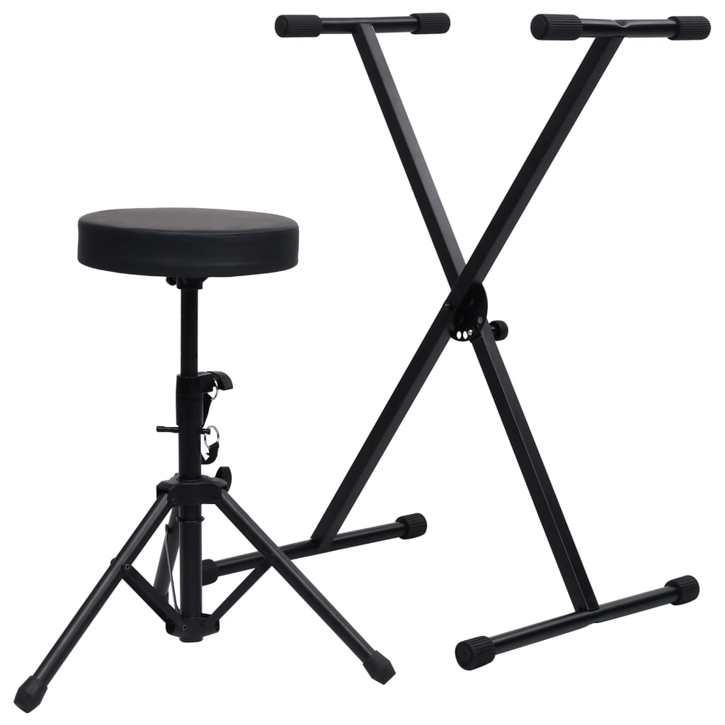 Porte-clés et tabouret Set noir