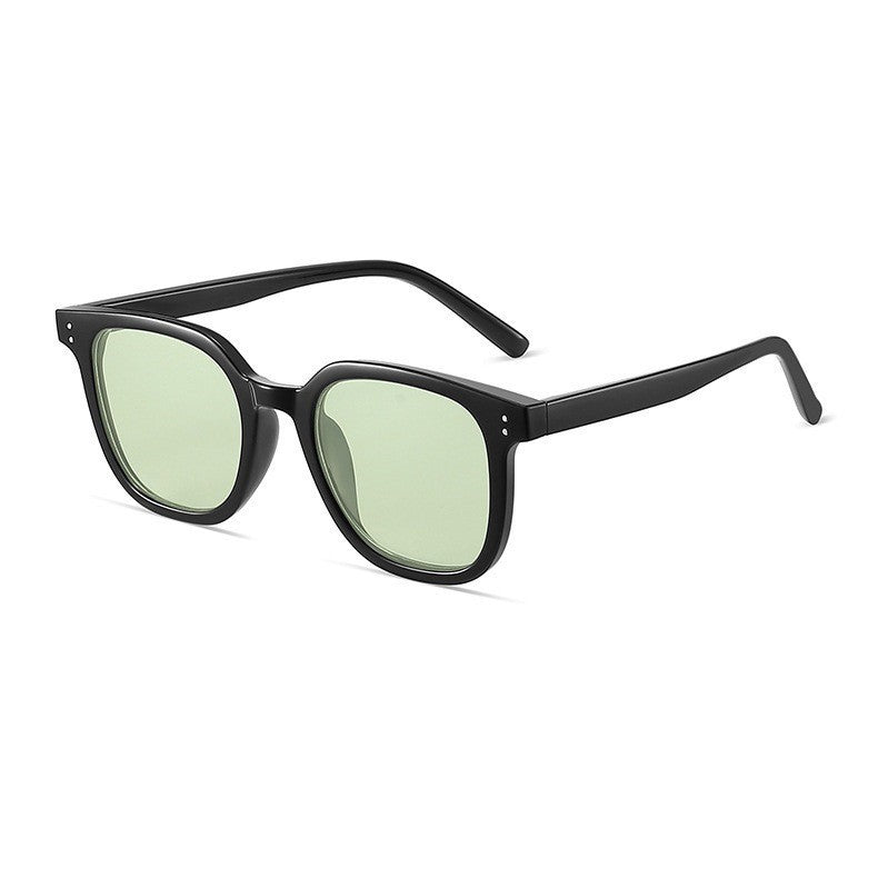 Lunettes de soleil carrées simples à cadre rigide