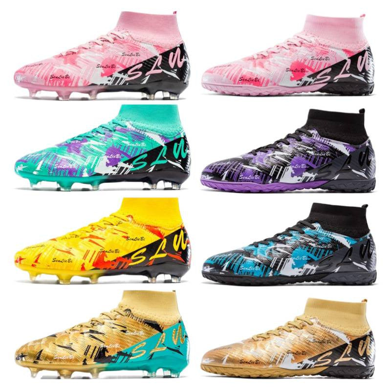 Chaussures de football haut de gamme pour adolescents et enfants