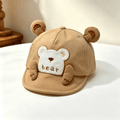 Oreilles d'ours tridimensionnelles d'été pour enfants Brodées Casquette de baseball avec douce et mignonne