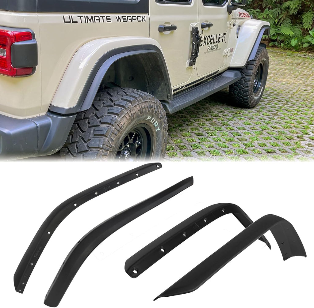 Barres avant et arrière compatibles avec Jeep Wrangler JL et JLU Unlimited Rubi 2018