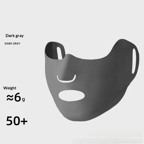 Masque de vélo à nez ouvert respirant pour femmes avec protection solaire
