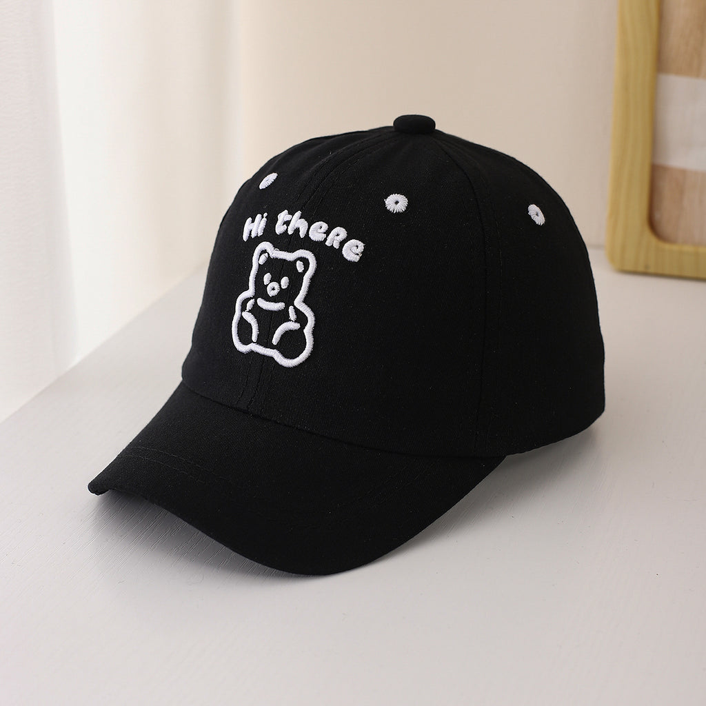 Broderie de lettre pour ours en peluche monocolore pour enfants Et Si