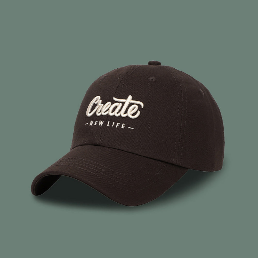 Simple and fashionable. Create a soft-top baseball cap.