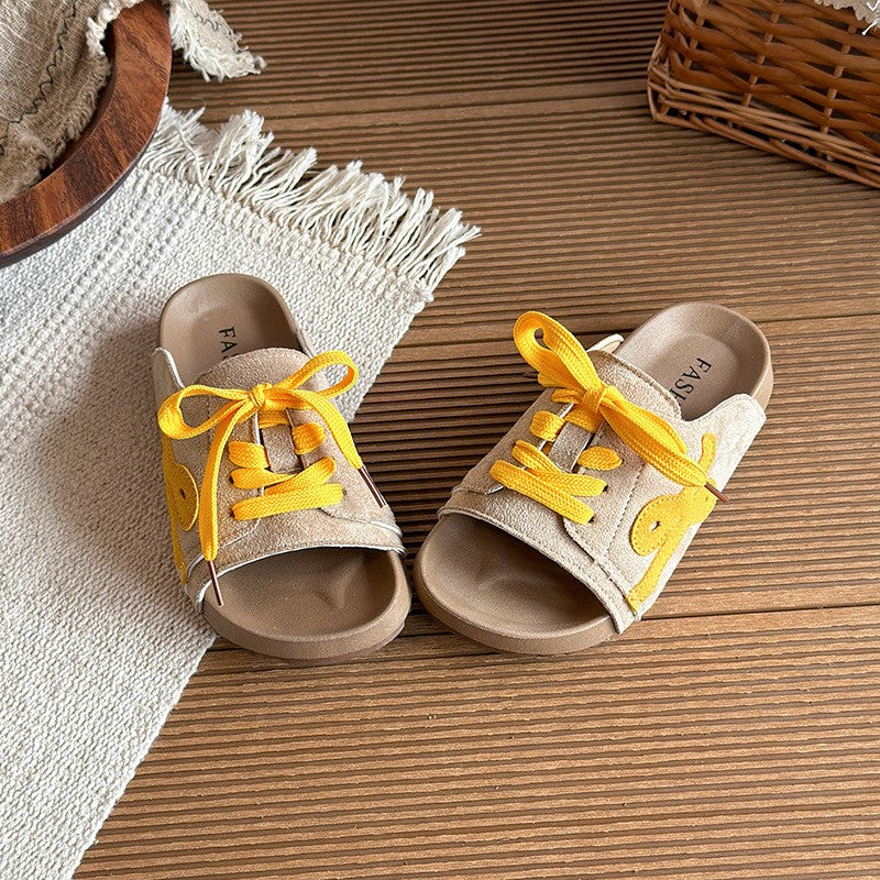 Summer Girls Platform Slippers