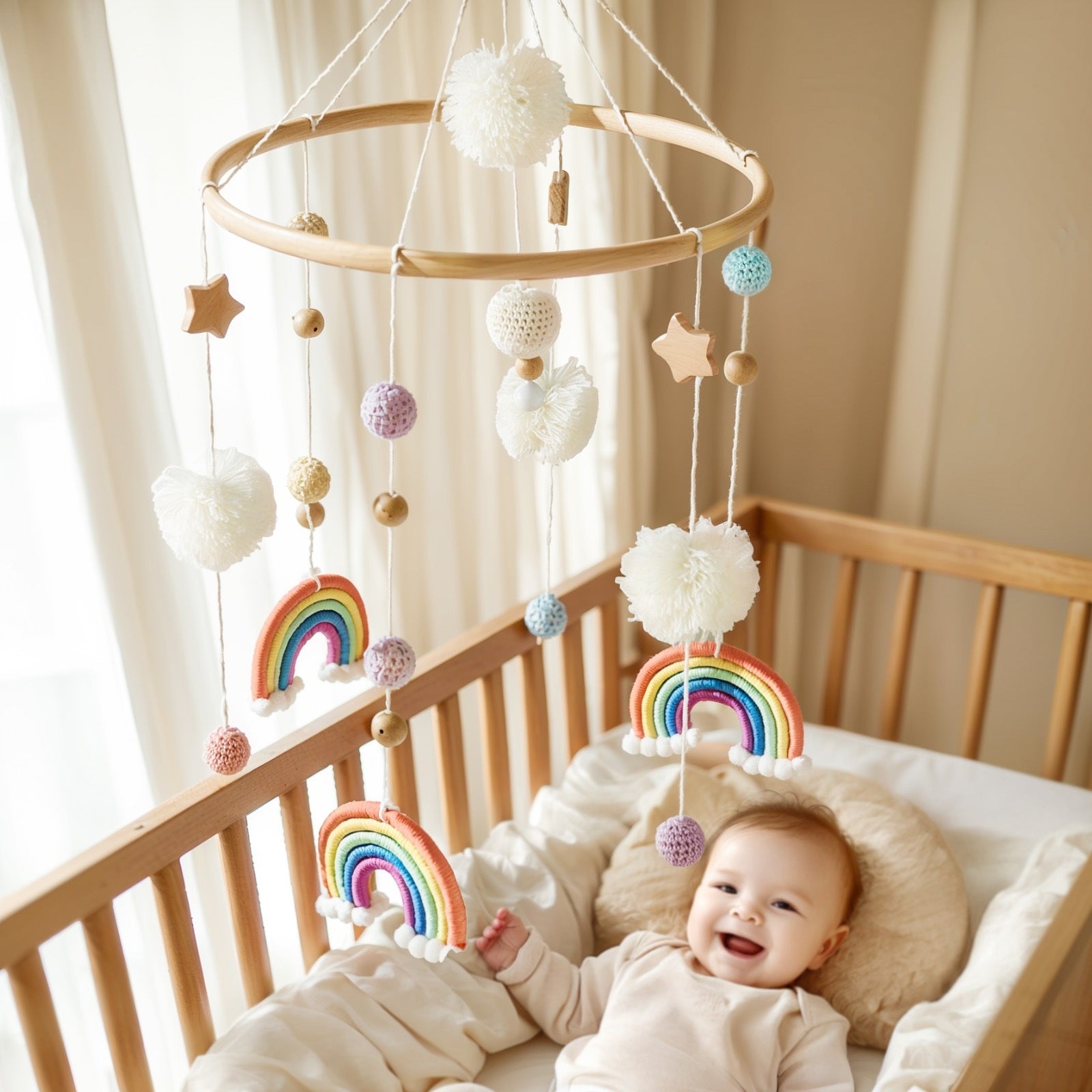 Style nordique Baby Room Decor Crib Mobile