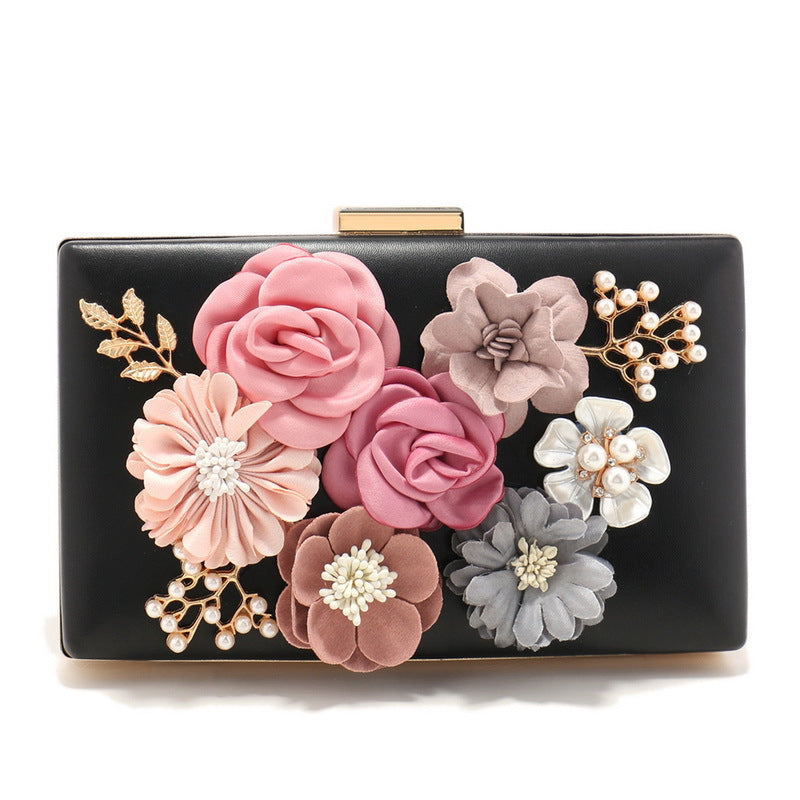 Sac Floral Fashionable pour damesSac à main élégant et élégant pour banquets
