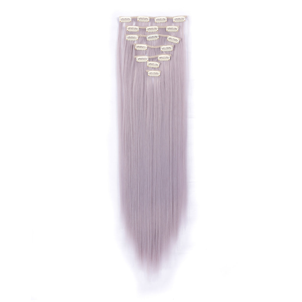 16 Carte Sept-pièces Coiffure Perruque Beauté Chimique Perruque Ensemble de Perruque Cheveux Extension