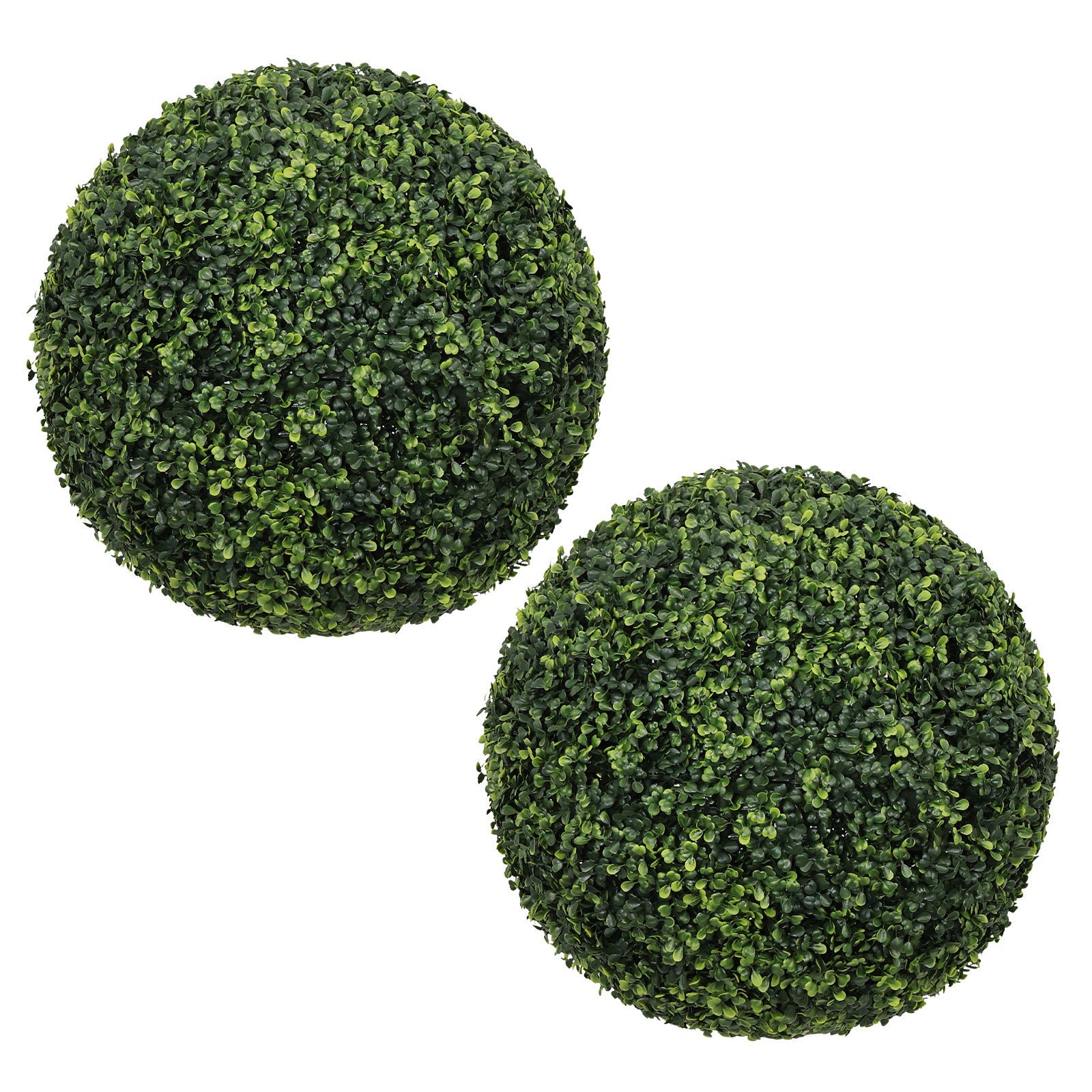 18.5PO sombre Artificial Topiary Balles Extérieur Faux Boxwood Décorative Green Sphères pour Gar