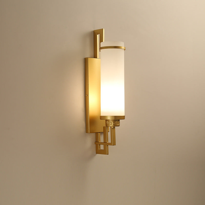 Style chinois salon simple lampe côté lit
