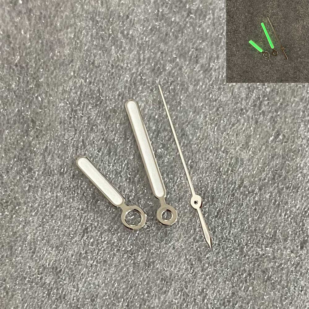 Accessoires de montre NH35 Pointer Argent Edge Blanc Convient pour l'assemblage NH35364R Automatique