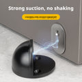Silicone porte fixation-boule à arc ruban magnétique modèle-410 magnétique fixation-noir-1 pièce