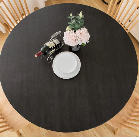 Table ronde en tissu d'impression numérique étanche à l'huile