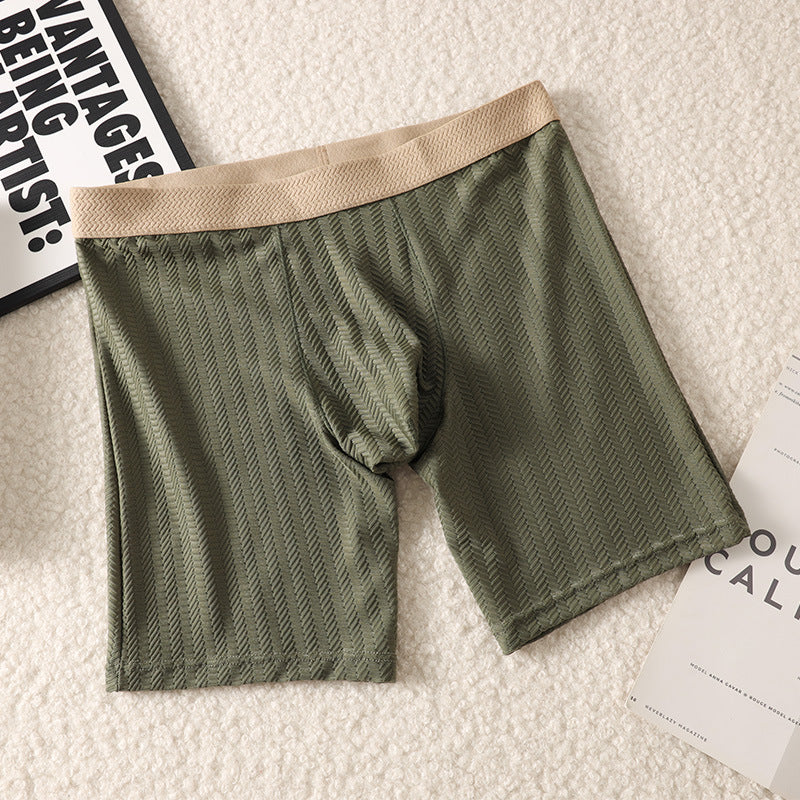 Sous-vêtements pour hommes Haute respirabilité élastique Nylon d'été léger Jacquard