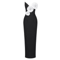 Robe de décoration de fleur exquise pour femme