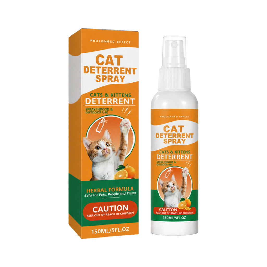 Spray anti-chat extérieur - Formule non toxique sécuritaire pour garder les chats loin de Garden Yard Pa
