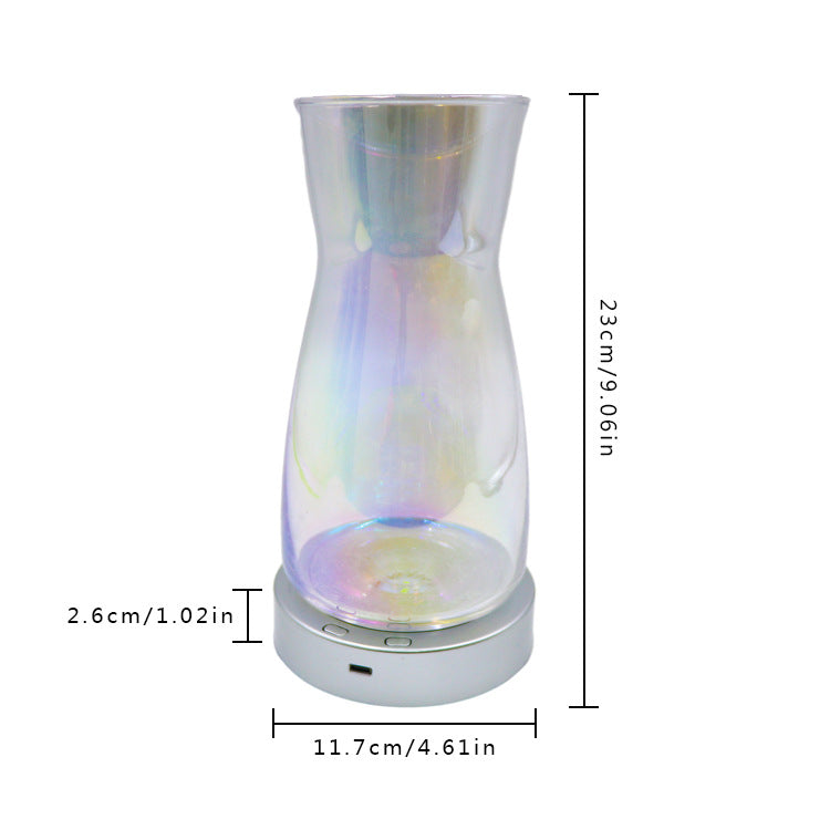 Magic Couleur Rotation LED lumière Vase de lumière créative décoration maison