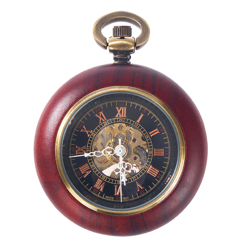 Petite montre de poche mécanique automatique Ahogany