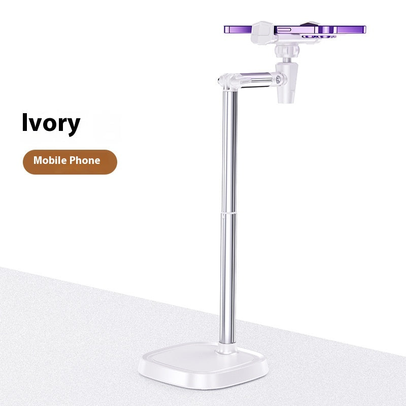 Téléphone portable Stand Bureau Selfie pliable et chaussant Double Rod