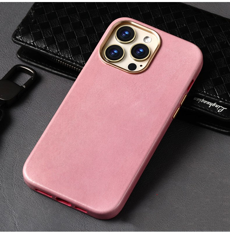 Étui de protection pour téléphone mobile Couche de couverture Aspiration magnétique anti-chute Charg sans fil