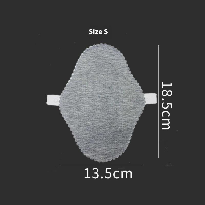 Gray Graphene Lavable Napkin Antibactérien Dentelle Réutilisation