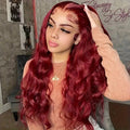 Long loop lace hood with large wave style
