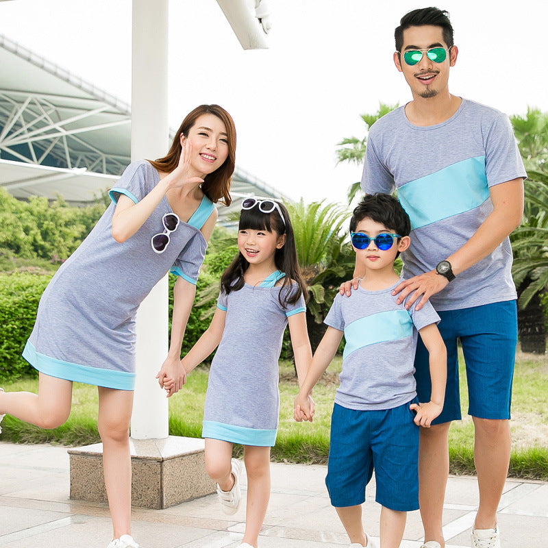 Des combinaisons familiales de style coréen pour les parents et les enfants