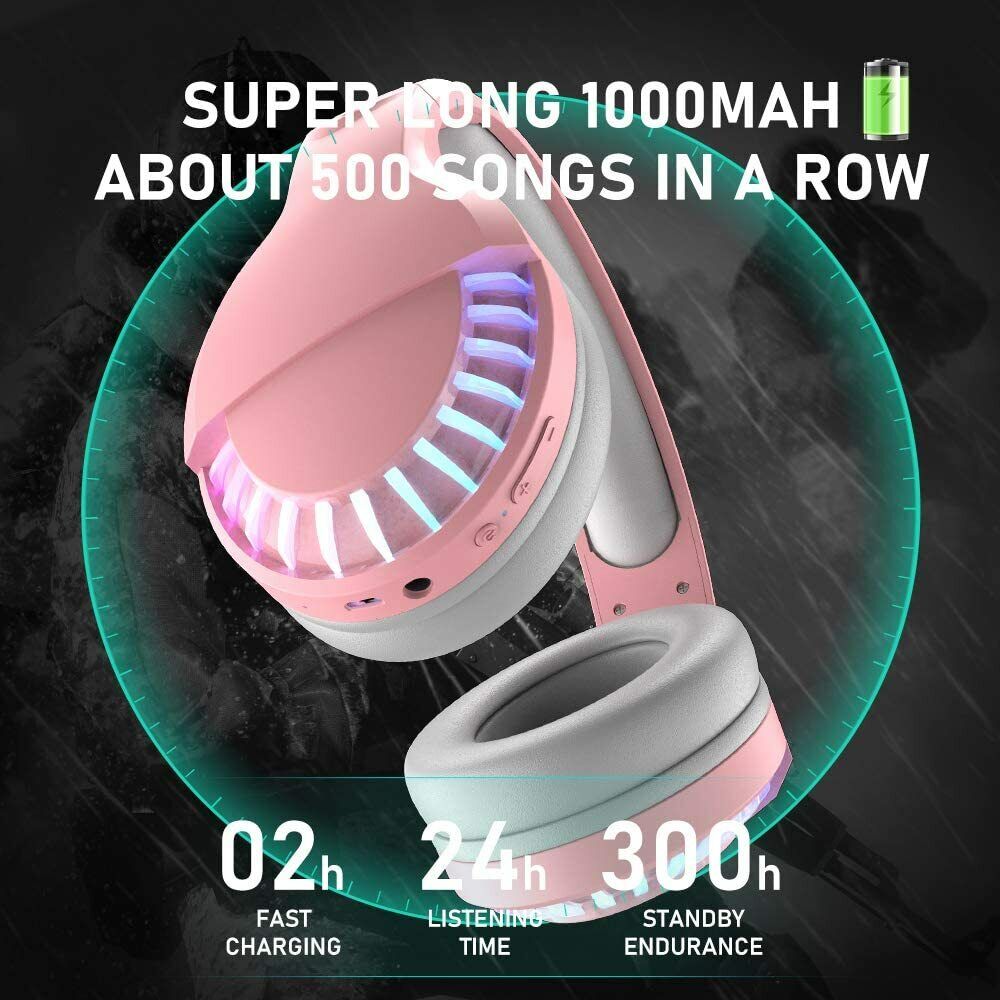Casque de jeu Bluetooth sans fil AU Casque stéréo pour téléphones portables Ipad