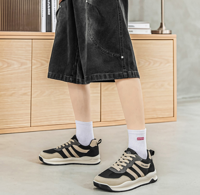 Sneakers de style orteil large Cortez pour hommes