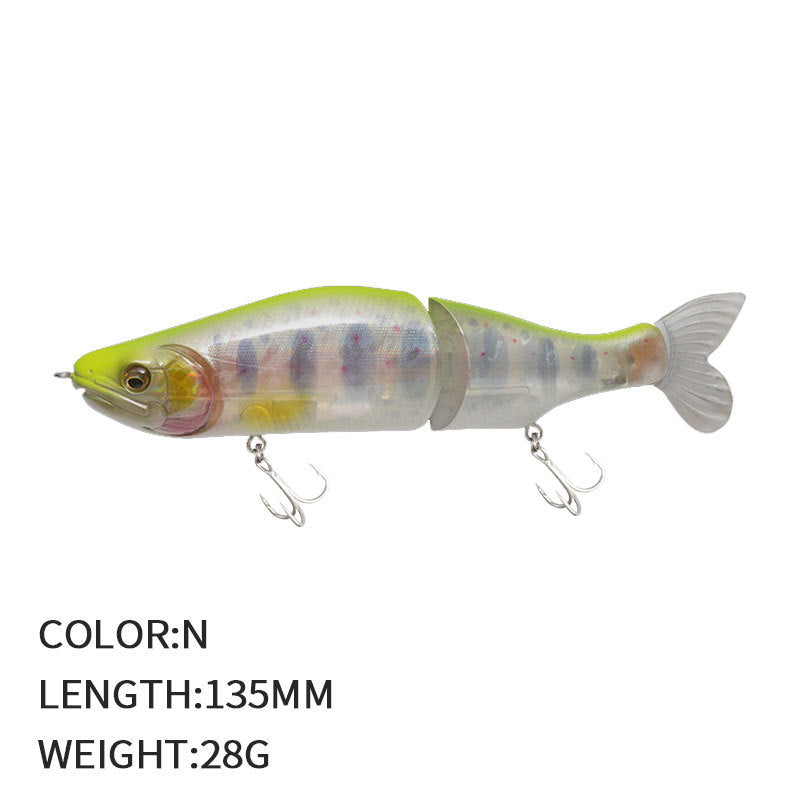 Poissons multi-sections à crayon lourd de lure artificielle