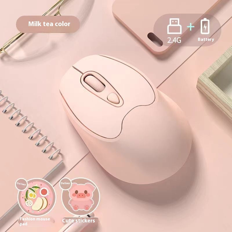 Jeu de bureau de recharge de souris sans fil Bluetooth bimode applicable aux téléphones portables A