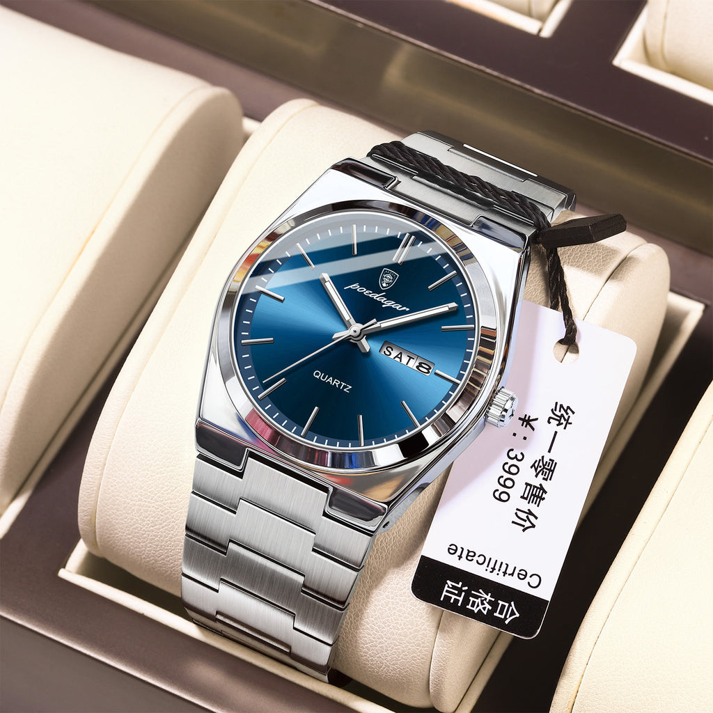 Montres Homme ultra-mince étanche Lumineux