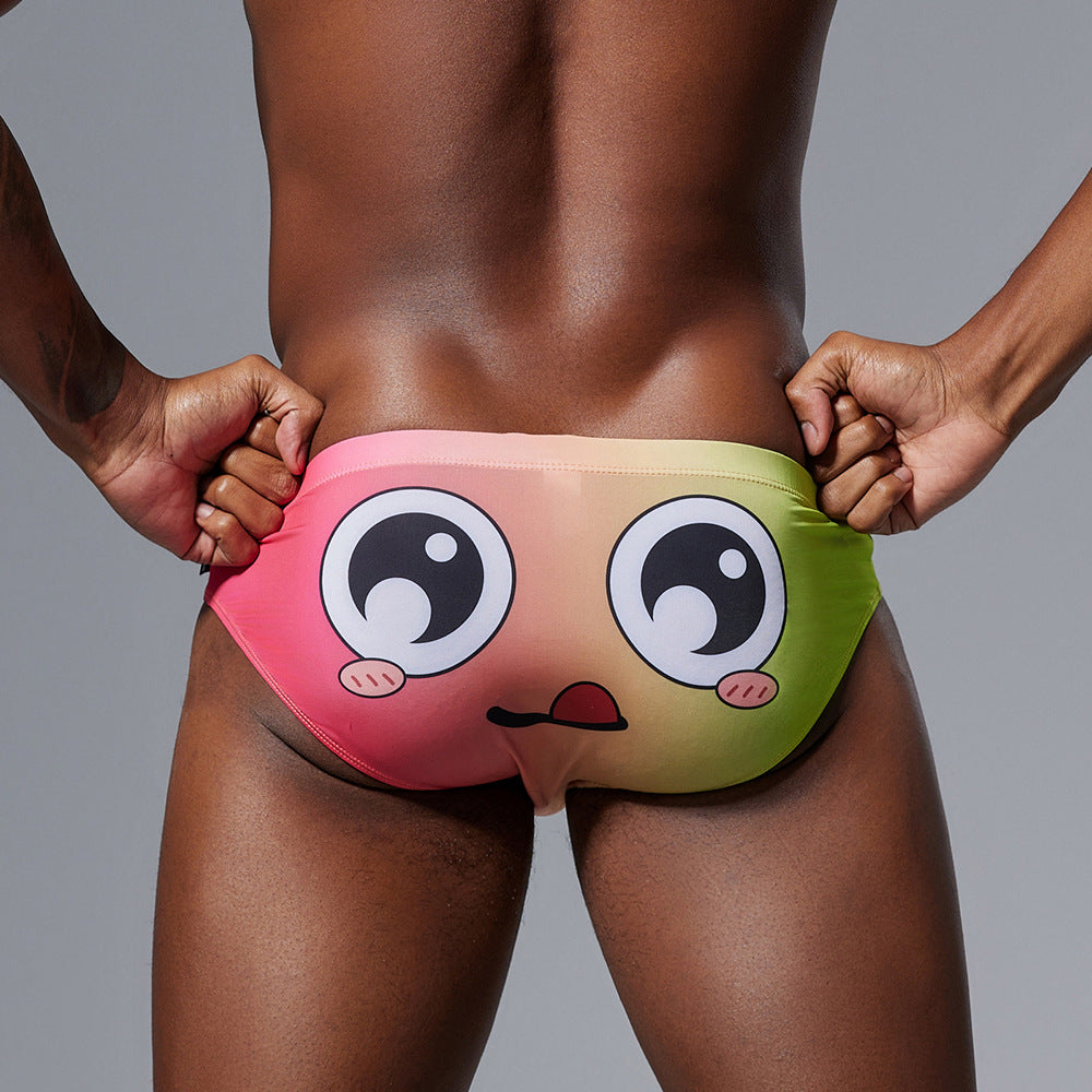 Slips de dessin animé sexy à faible portée pour hommes