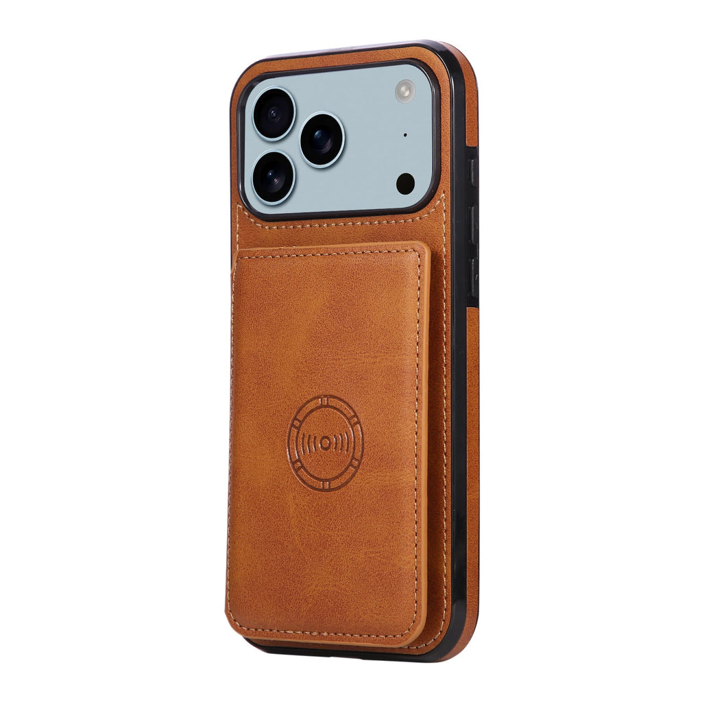 Magnetic Wallet style téléphone cas en cuir avec des fentes de carte