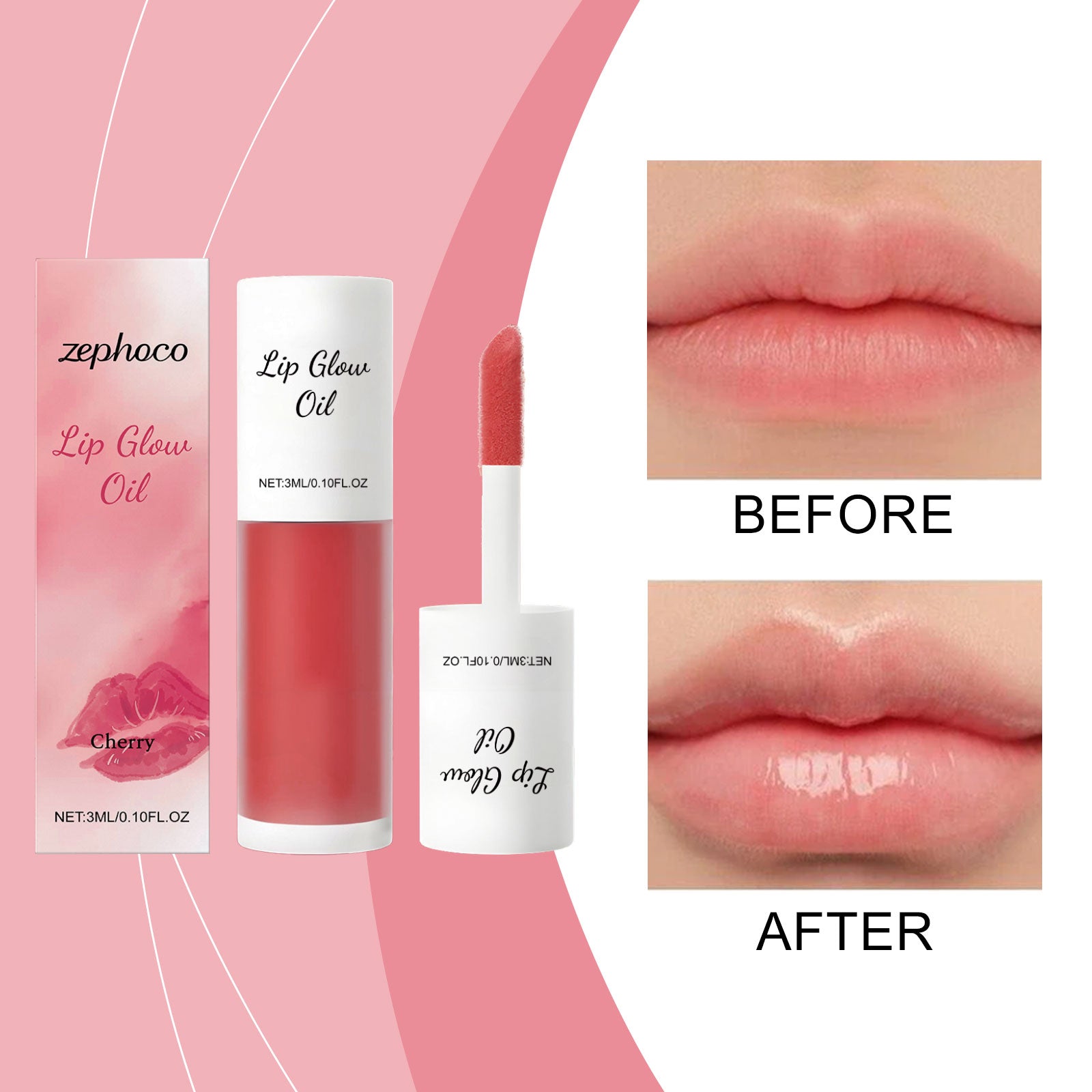 Hydratant lip Gloss Oil Cherry