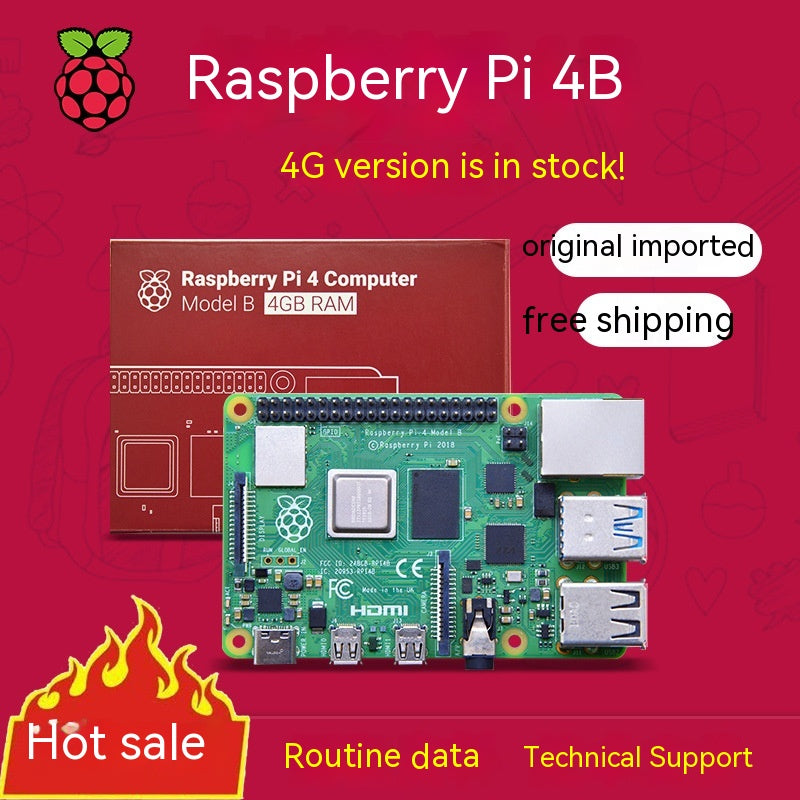 4b Mainboard Power Basic Kit adapté pour Raspberry Pi 4 Generation B Type Développement Boa