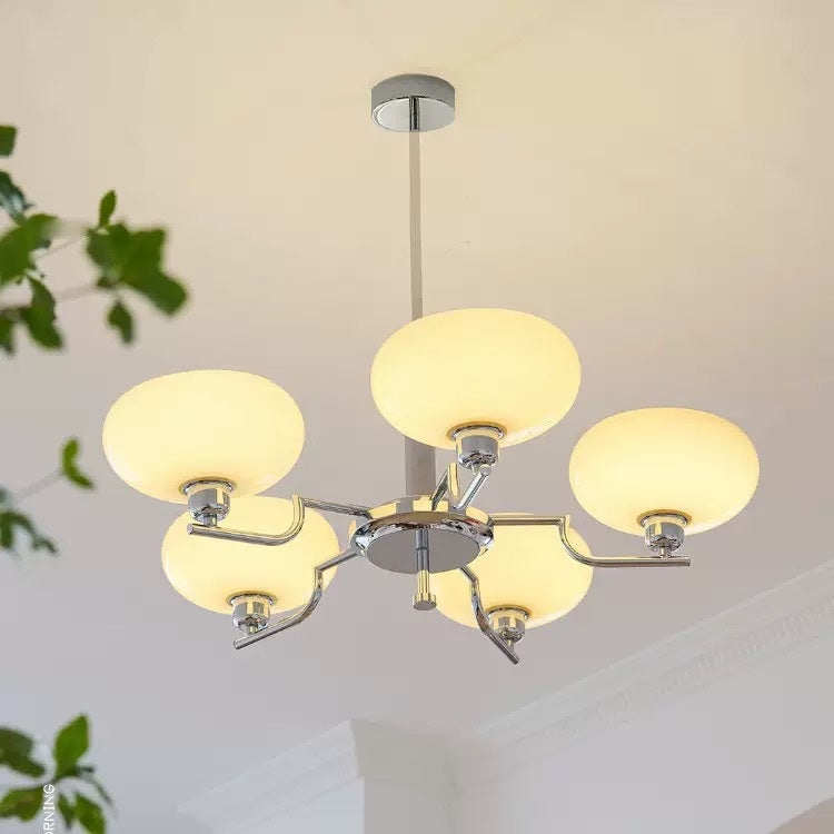 Lampe pendentif anti-poussière Bauhaus Persimmon Vintage tout-cuivre