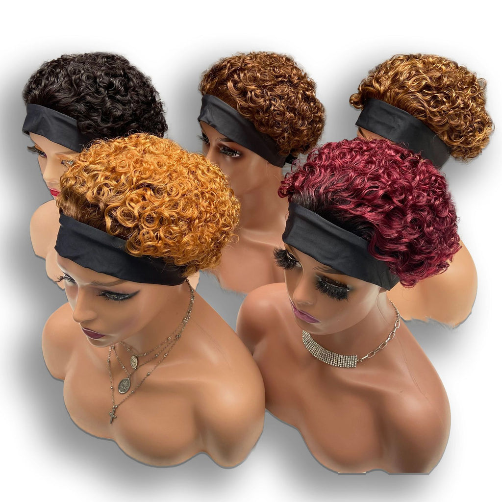 Couleur réel cheveux humains Ice Silk bande de cheveux Elf