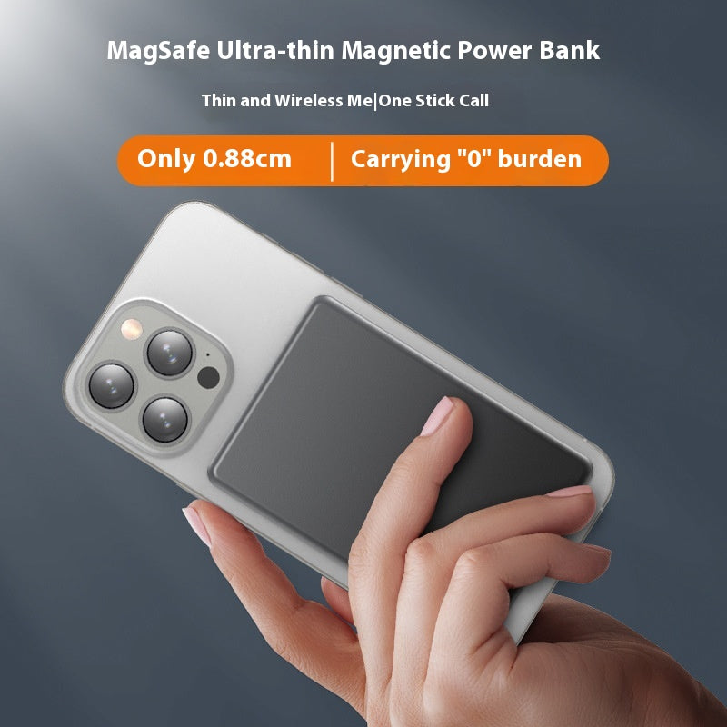 Aluminium alliage charge rapide magnétique alimentation banque mobile sans fil