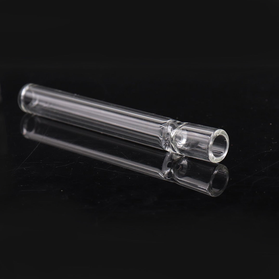 Clear Straight Glass Telescopic Suction Smoke Pipe