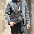 Sac à dos en cuir simple de première couche Sac à dos en cuir pour hommes et femmes