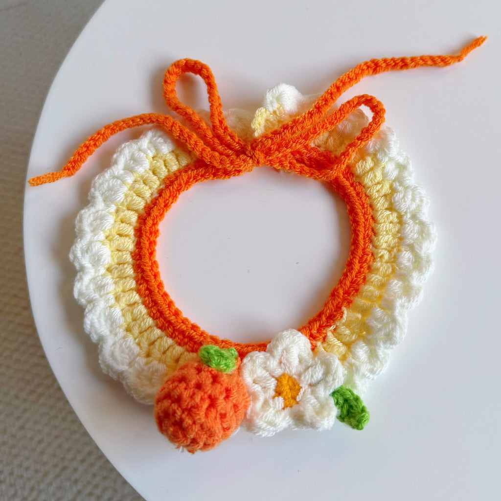 Chapeau de fleur de printemps et ensemble de bib de chat et de grenouille de chien