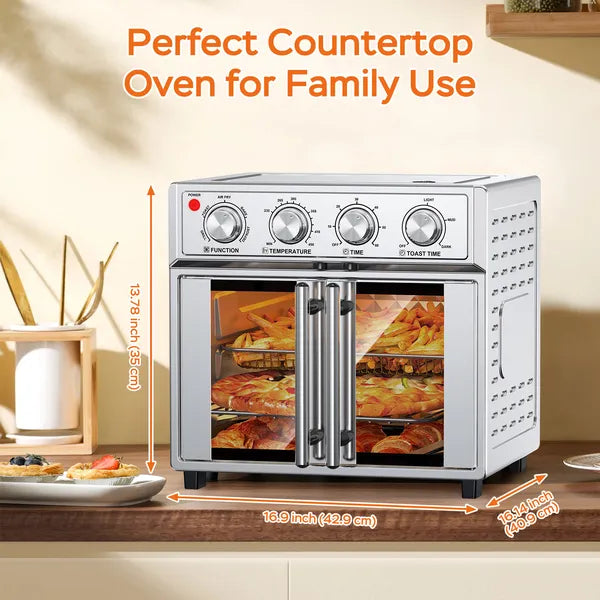 PlumChef 29,5 QT friteuse d'air de porte Convection toaster four