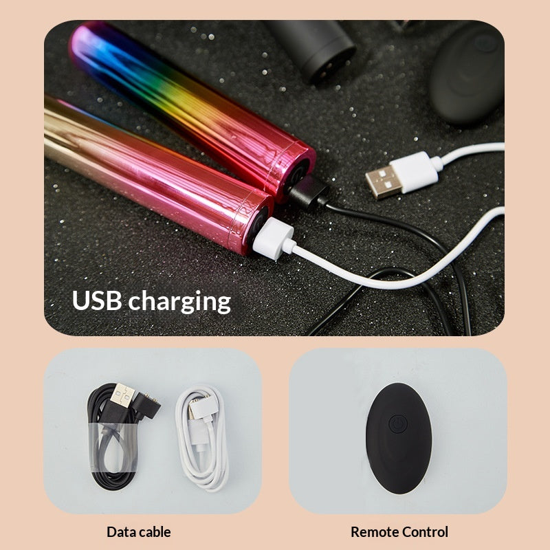Jouet de massage à télécommande sans fil vibrant Bullet