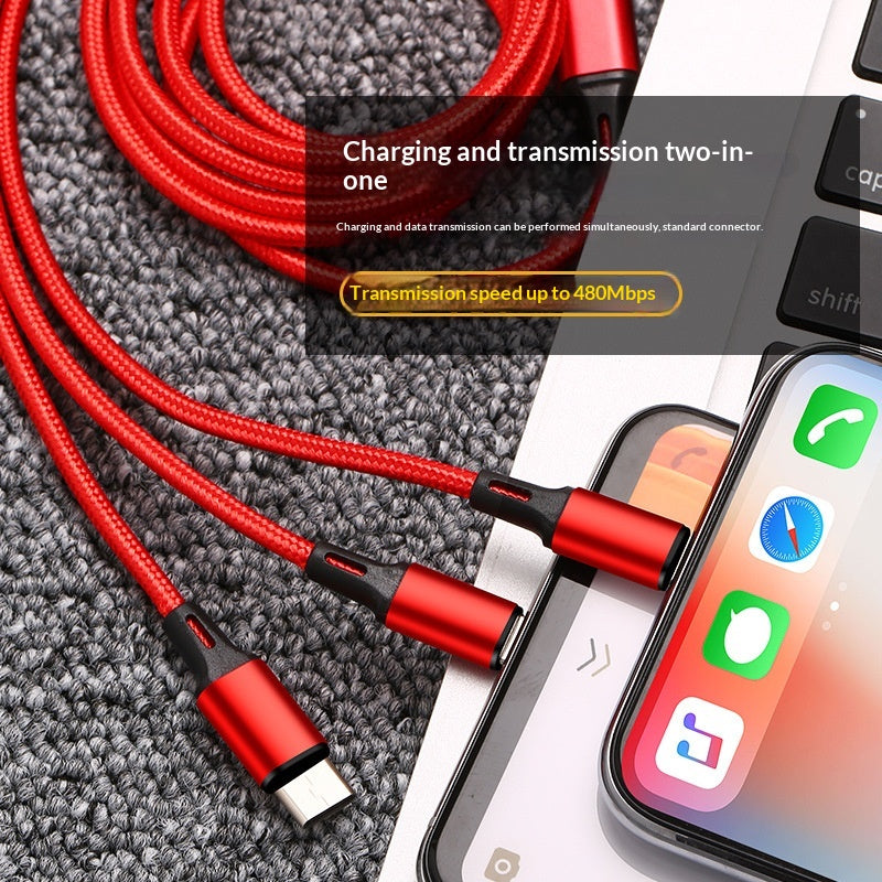 PD 2-en-3 Câble de recharge rapide pour téléphones