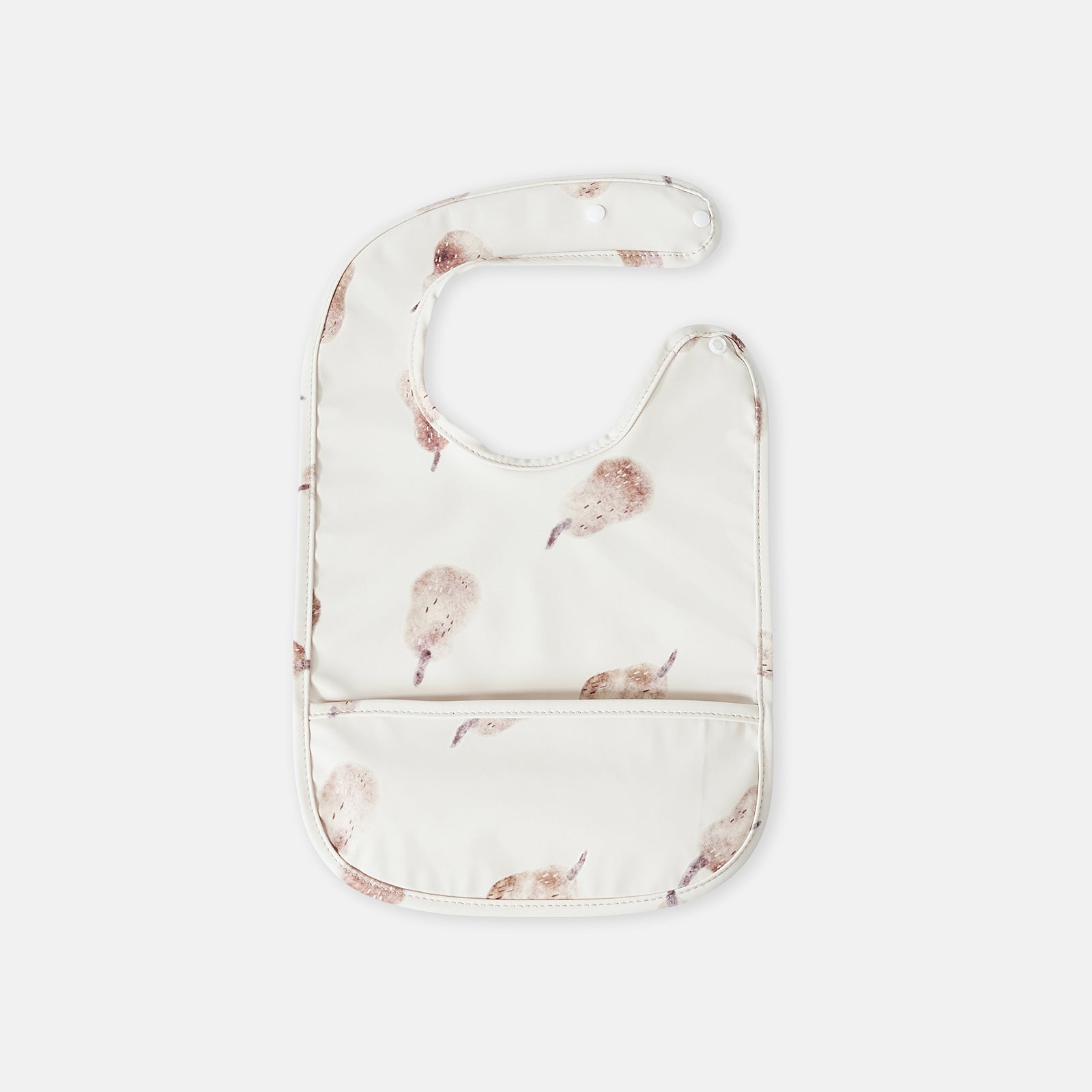 Nettoyant étanche de fermeture de snap Bib mangeant serviette de salive bille d'enfant