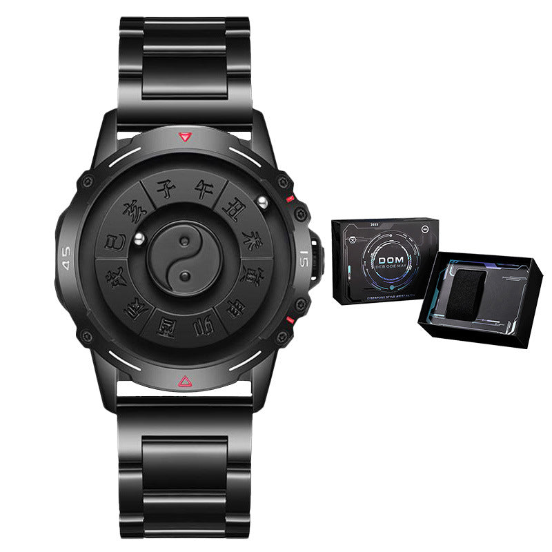 Bagua Maglev boule magnétique montre 12 heures